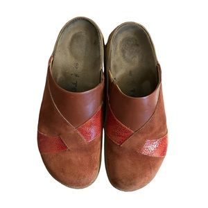 Birkenstock Suede/Leather Clogs